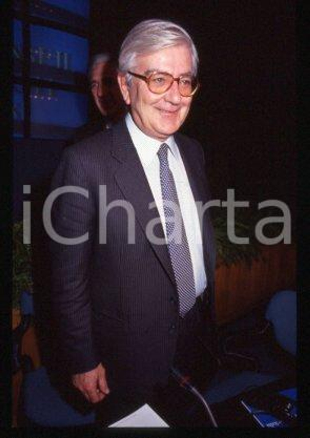 Mariano Rubio JIMENEZ MILAN Bank of Spain Governor 1990 ca *35mm vintage slide 9