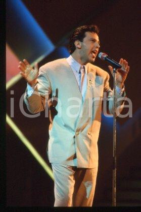 Alan SORRENTI - SANREMO Italian singer-songwriter 1988 * 35 mm vintage slide 20