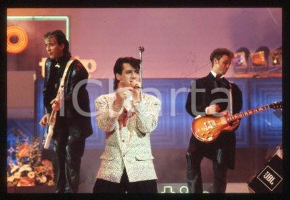 SPANDAU BALLET - SANREMO English new wave band 1986 * 35 mm vintage slide 13