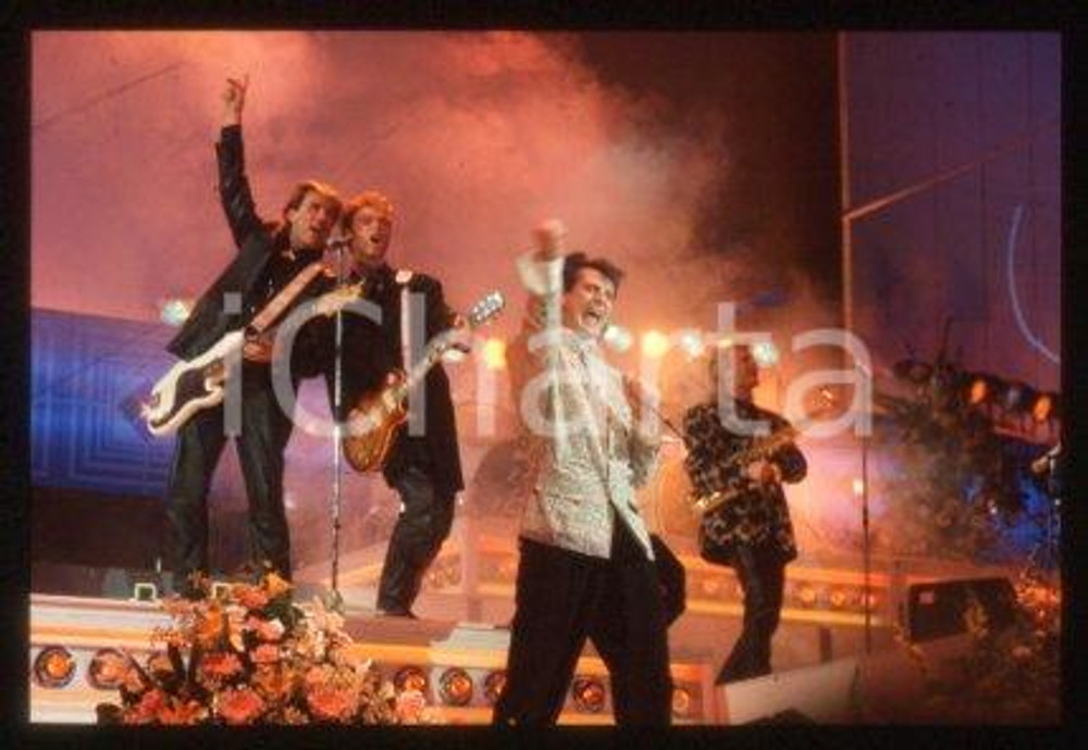 SPANDAU BALLET - SANREMO English new wave band 1986 * 35 mm vintage slide 19