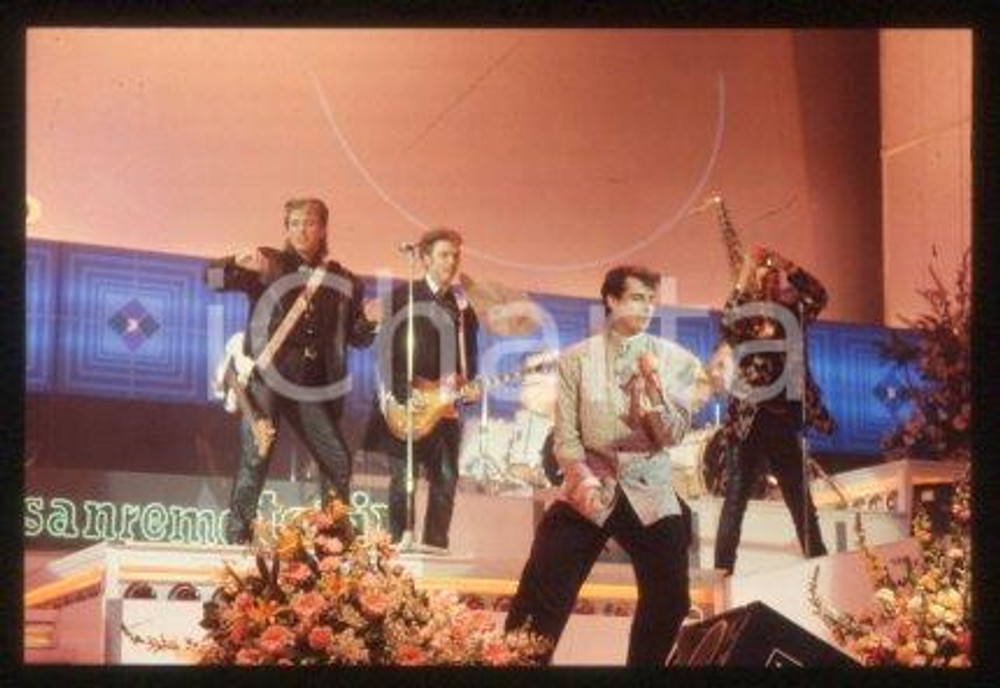 SPANDAU BALLET - SANREMO English new wave band 1986 * 35 mm vintage slide 22