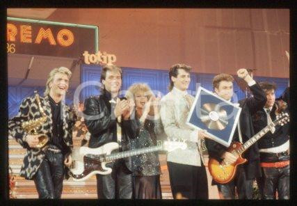 SPANDAU BALLET - SANREMO English new wave band 1986 * 35 mm vintage slide 23