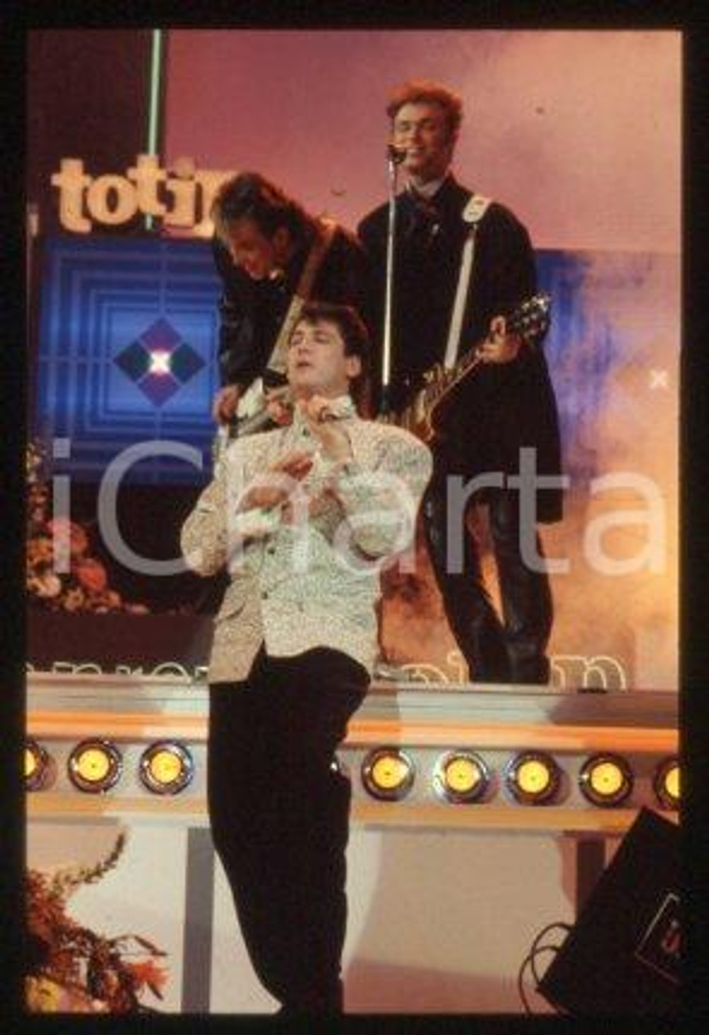 SPANDAU BALLET - SANREMO English new wave band 1986 * 35 mm vintage slide 24