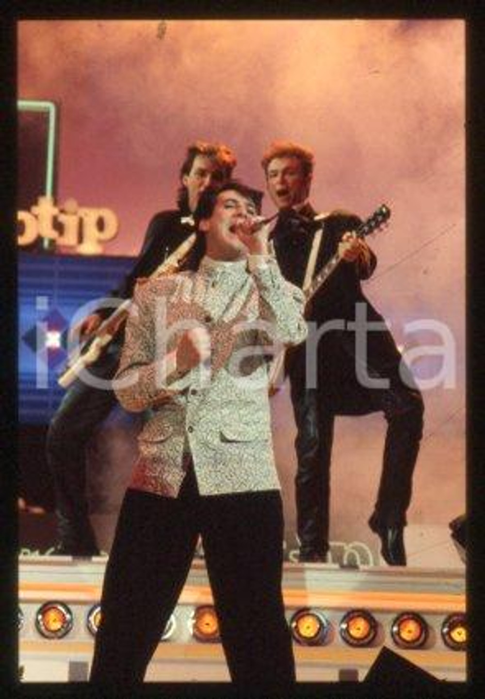 SPANDAU BALLET - SANREMO English new wave band 1986 * 35 mm vintage slide 25