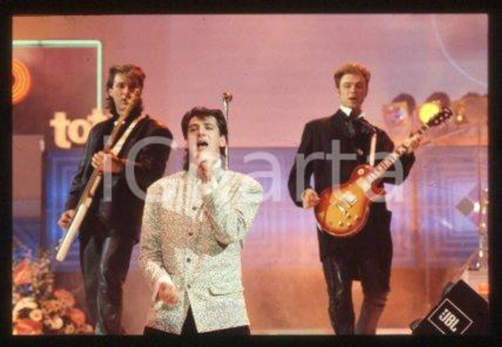 SPANDAU BALLET - SANREMO English new wave band 1986 * 35 mm vintage slide 31