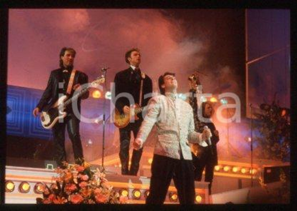 SPANDAU BALLET - SANREMO English new wave band 1986 * 35 mm vintage slide 38
