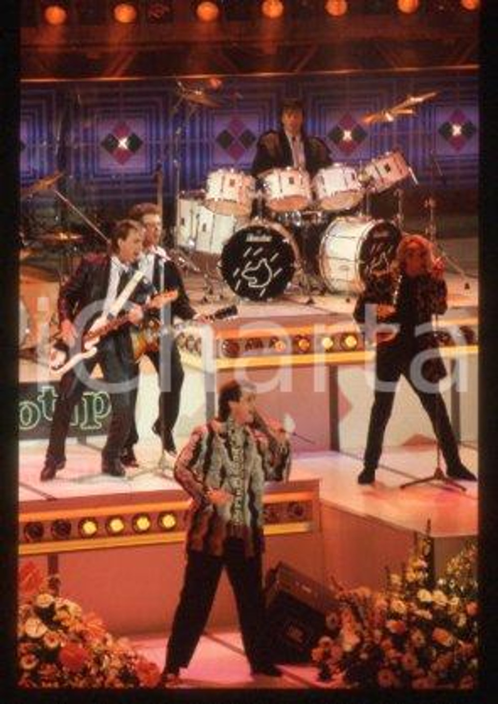 SPANDAU BALLET - SANREMO English new wave band 1986 * 35 mm vintage slide 56