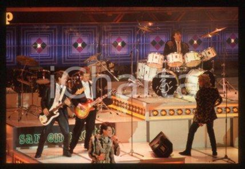 SPANDAU BALLET - SANREMO English new wave band 1986 * 35 mm vintage slide 63