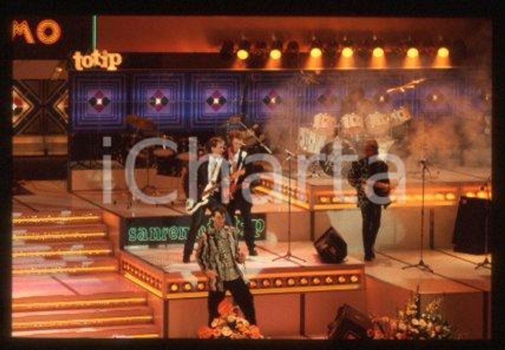 SPANDAU BALLET - SANREMO English new wave band 1986 * 35 mm vintage slide 67