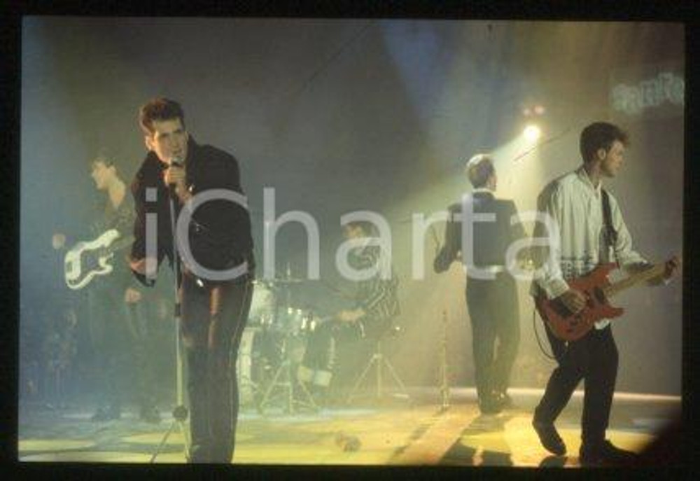 SPANDAU BALLET - SANREMO English new wave band 1987 ca * 35 mm vintage slide 82