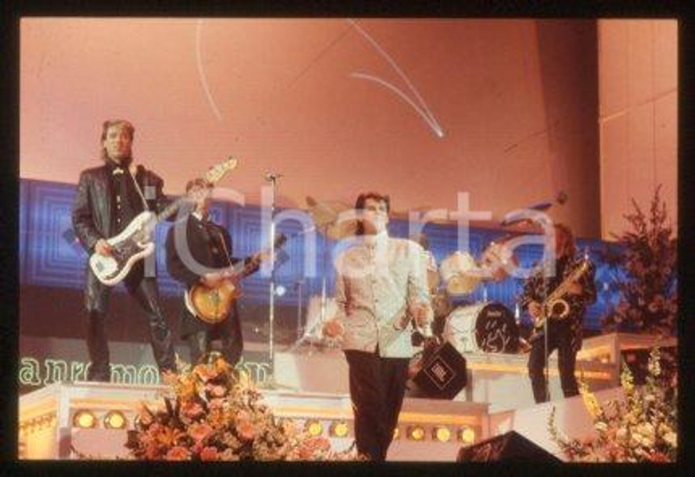 SPANDAU BALLET - SANREMO English new wave band 1986 * 35 mm vintage slide 86