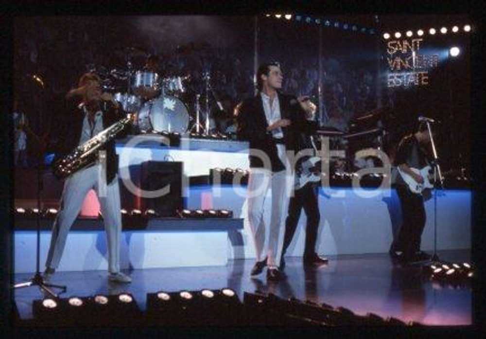 SPANDAU BALLET - SAN VINCENT ESTATE English band 1984 * 35 mm vintage slide 91