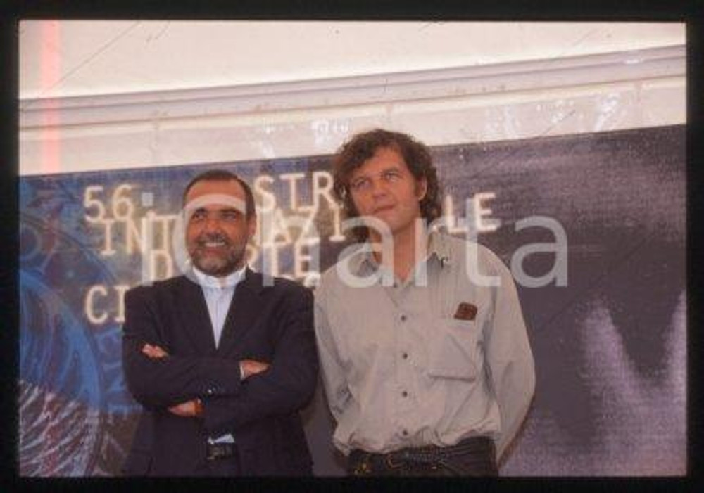 Alberto BARBERA Emir KUSTURICA VENICE Film Festival 1999 * 35mm vintage slide 18