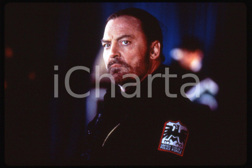35mm vintage slide* 1996 ESCAPE FROM L.A. Stacy KEACH in una scena del film
