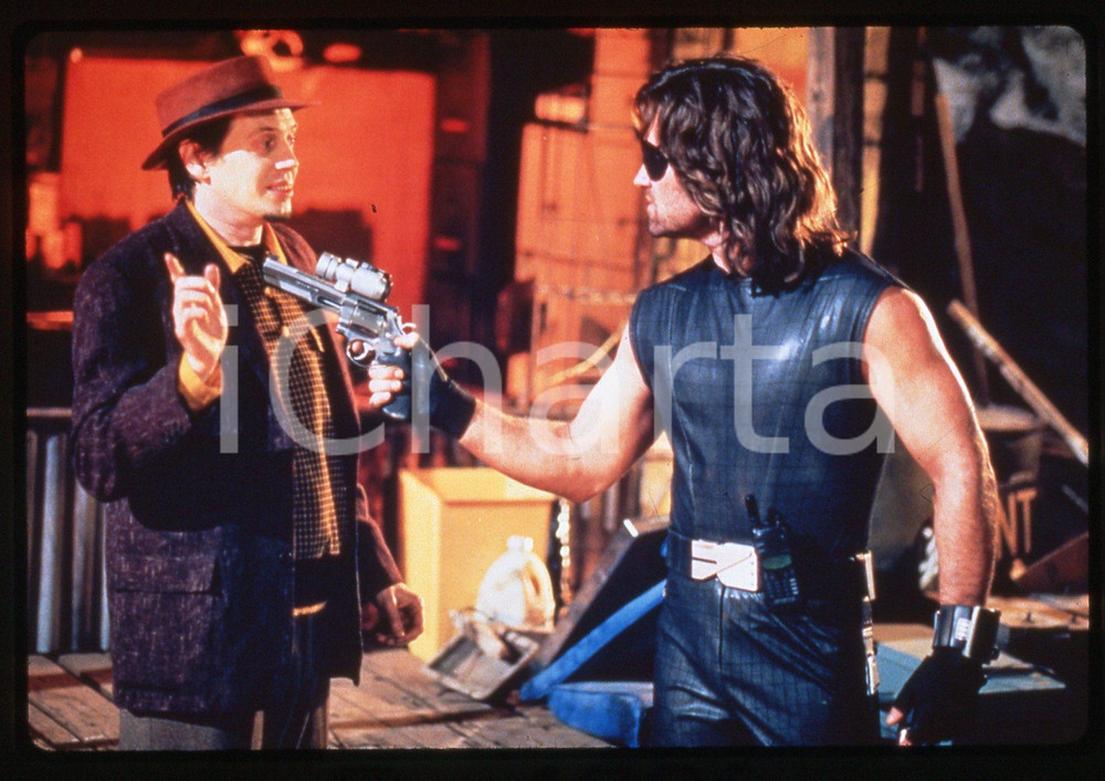 35mm vintage slide* 1996 ESCAPE FROM L.A. Kurt RUSSELL e Steve BUSCEMI - Scena