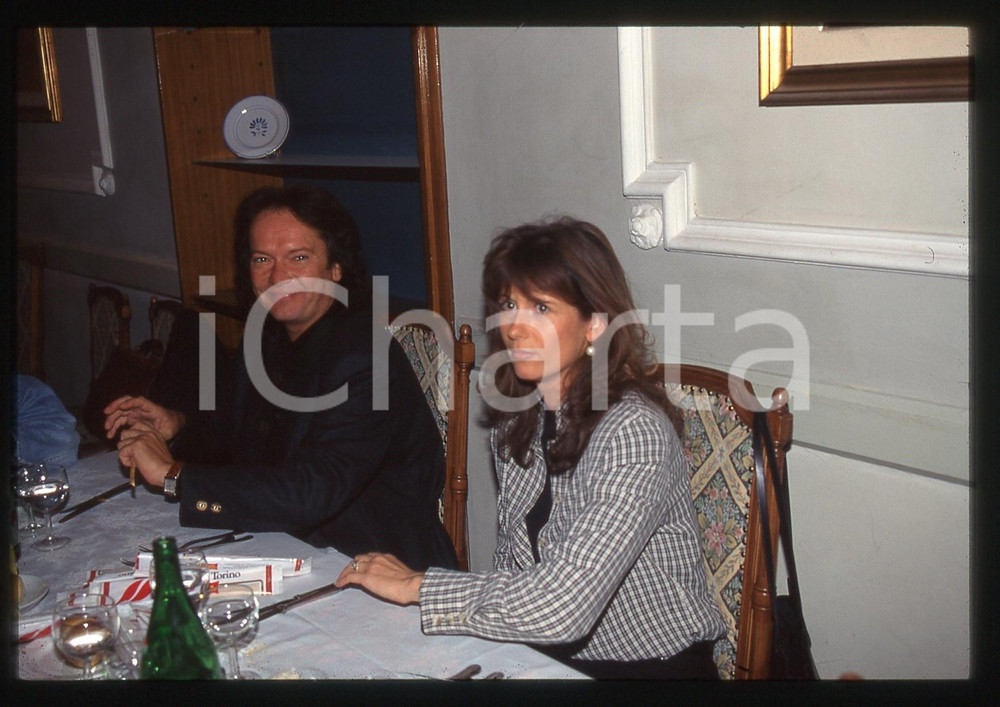35mm vintage slide* 1995ca MUSICA Red CANZIAN dei POOH con Beatrix NIEDERWIESER