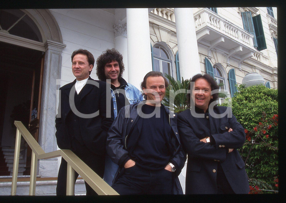 35mm vintage slide* 1990ca ITALIA MUSICA I POOH Red CANZIAN Dodi BATTAGLIA