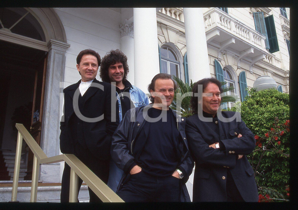 35mm vintage slide* 1990ca ITALIA MUSICA I POOH Stefano D'ORAZIO Red CANZIAN