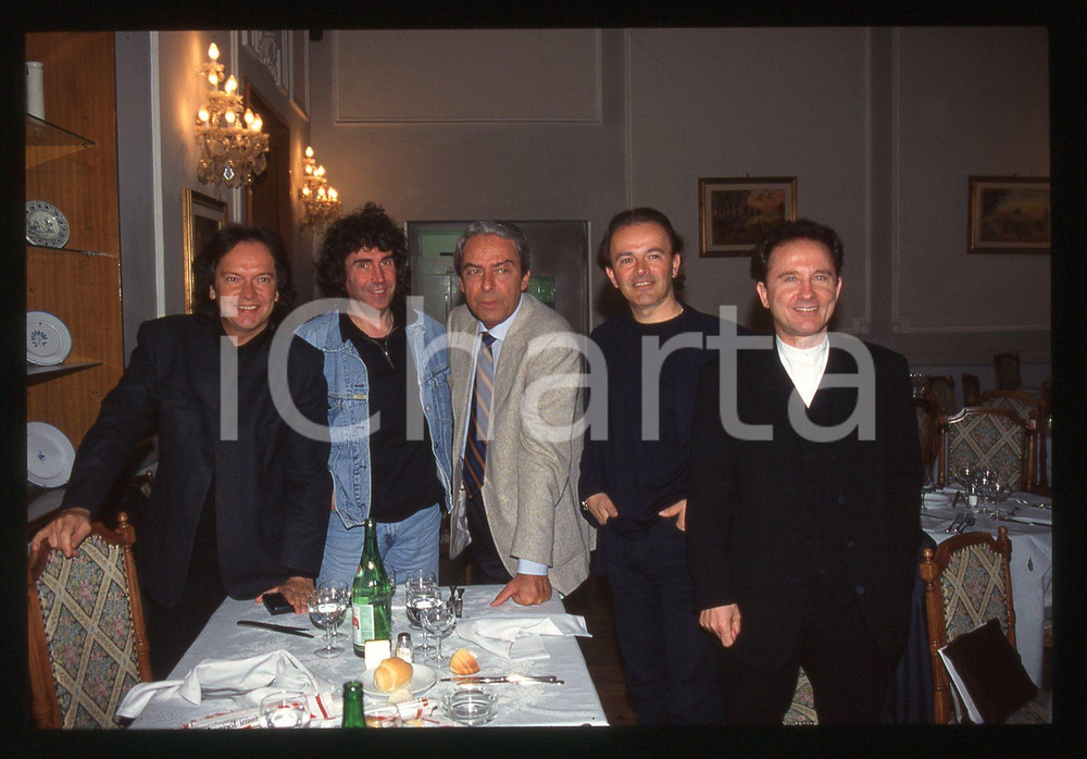 35mm vintage slide* 1995ca ITALIA MUSICA - I POOH con Daniele PIOMBI