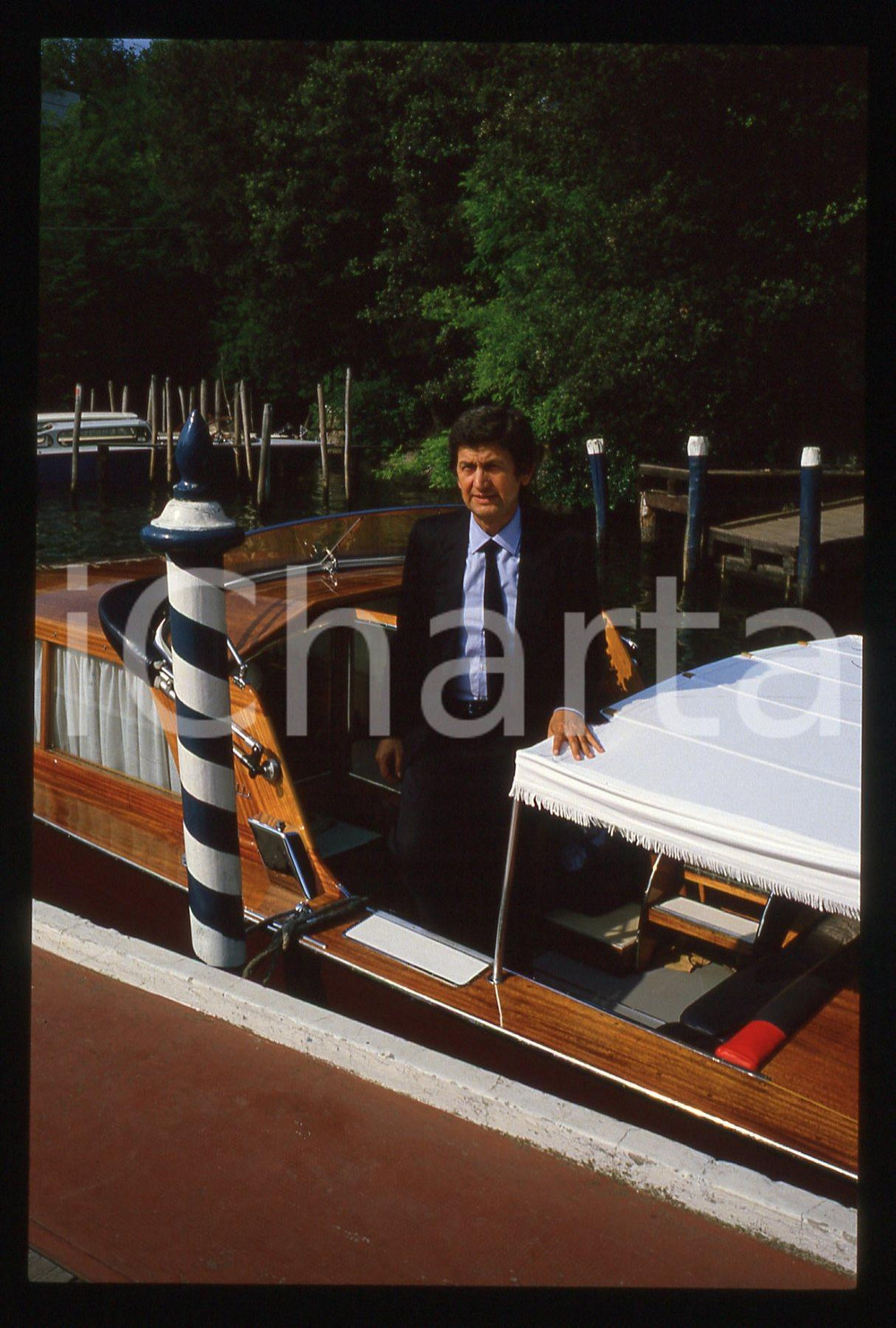 35mm vintage slide* 1985ca VENEZIA Sindaco Mario RIGO al FESTIVAL del CINEMA (6)