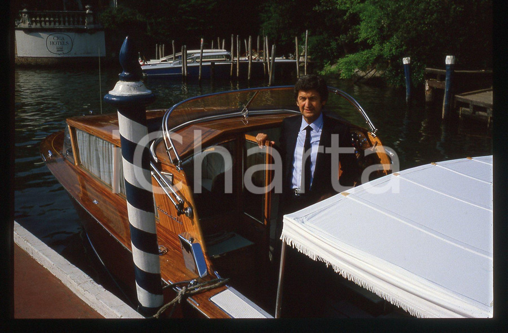 35mm vintage slide* 1985ca VENEZIA Sindaco Mario RIGO al FESTIVAL del CINEMA (8)