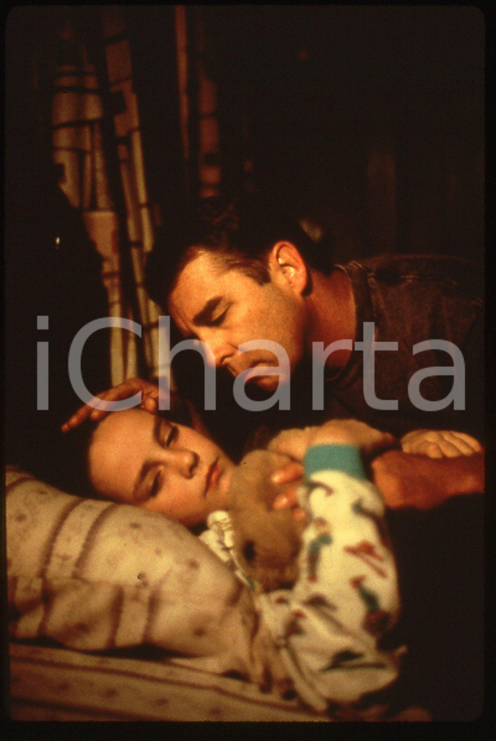 35mm vintage slide* 1996 HIDDEN IN AMERICA Beau BRIDGES e Jena MALONE - Scena