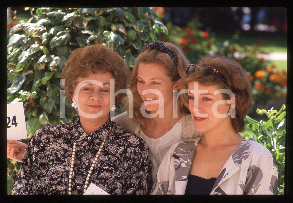 35mm vintage slide* 1988 Festival di CANNES Juliet STEVENSON e Joely RICHARDSON