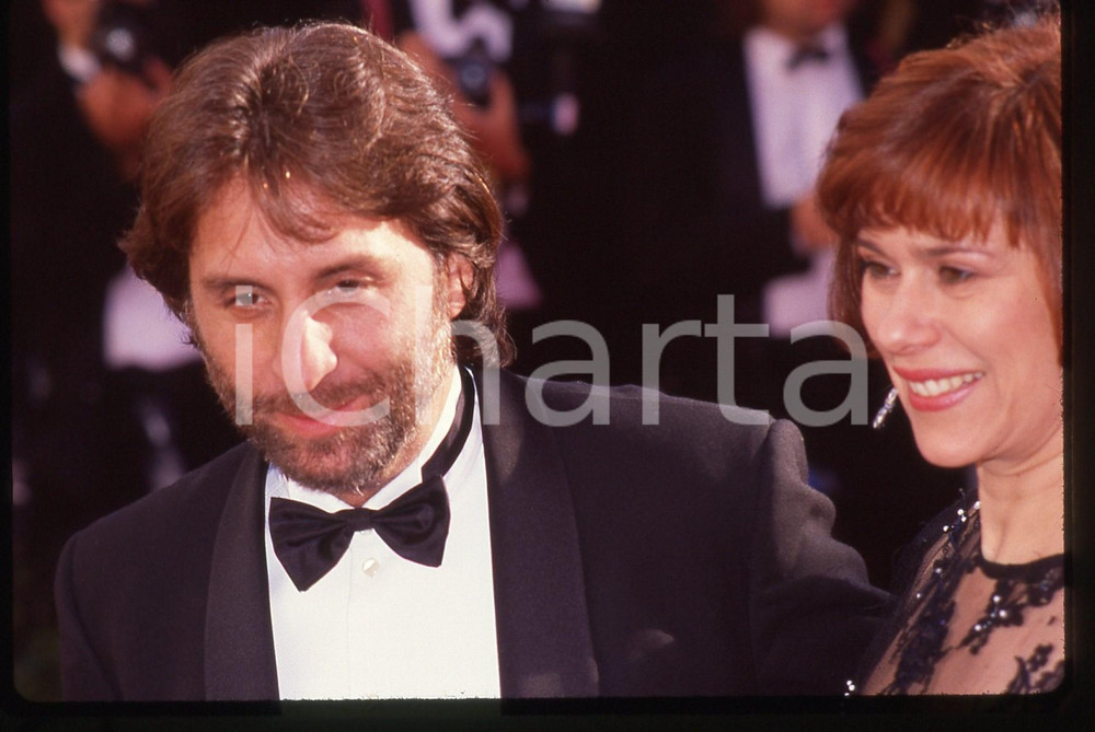 35mm vintage slide* 1991 ACADEMY AWARDS Ron SILVER e Lynne MILLER all'evento