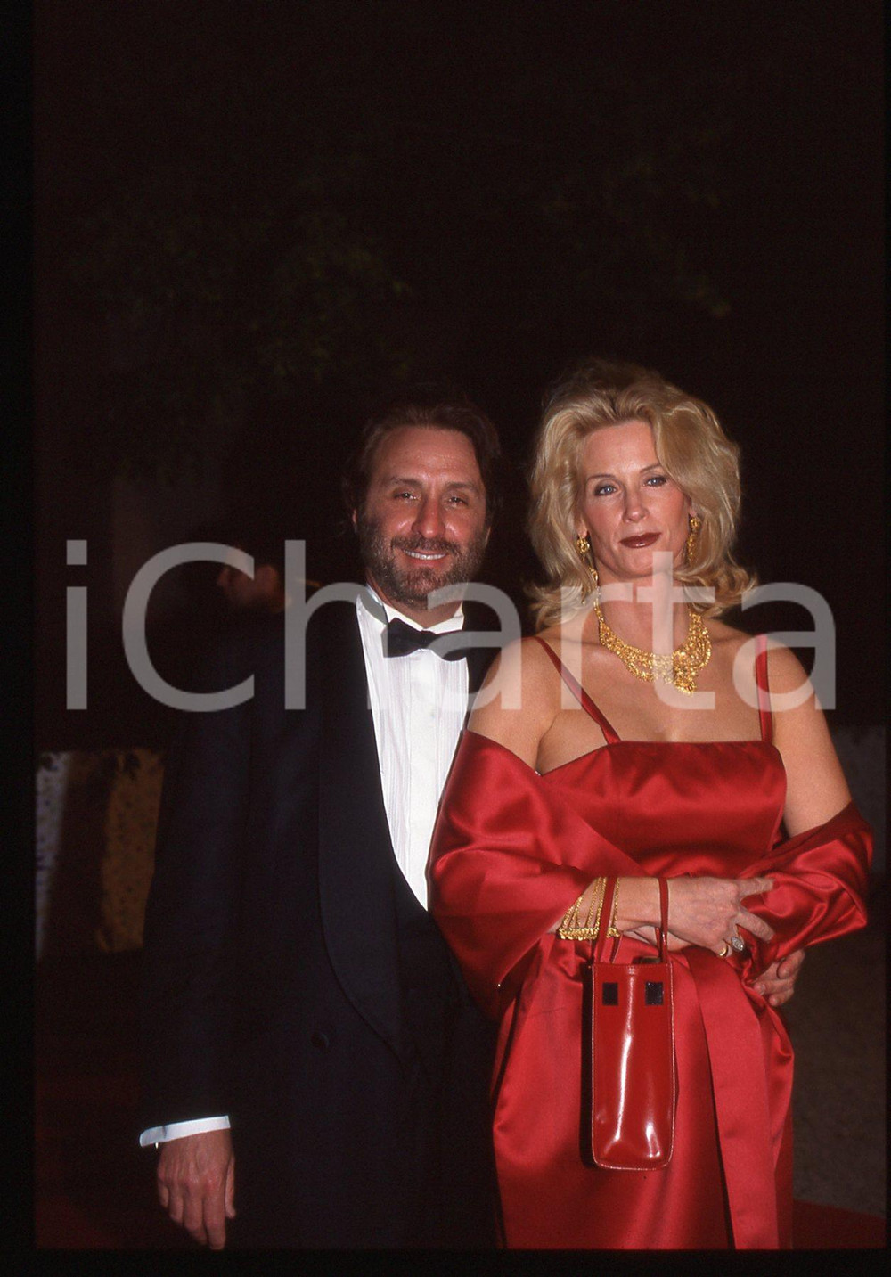35mm vintage slide* 1999 NEW YORK Ron SILVER Catherine DE CASTELBAJAC Ritratto