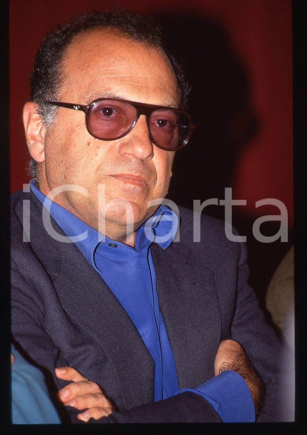 35mm vintage slide*1992 TEATRO Enrico VAIME presenta spettacolo CHI FA PER TRE 5