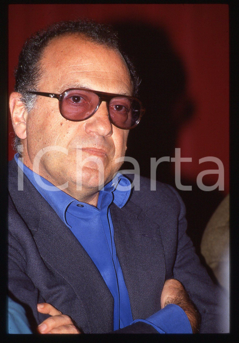 35mm vintage slide*1992 TEATRO Enrico VAIME presenta spettacolo CHI FA PER TRE 9