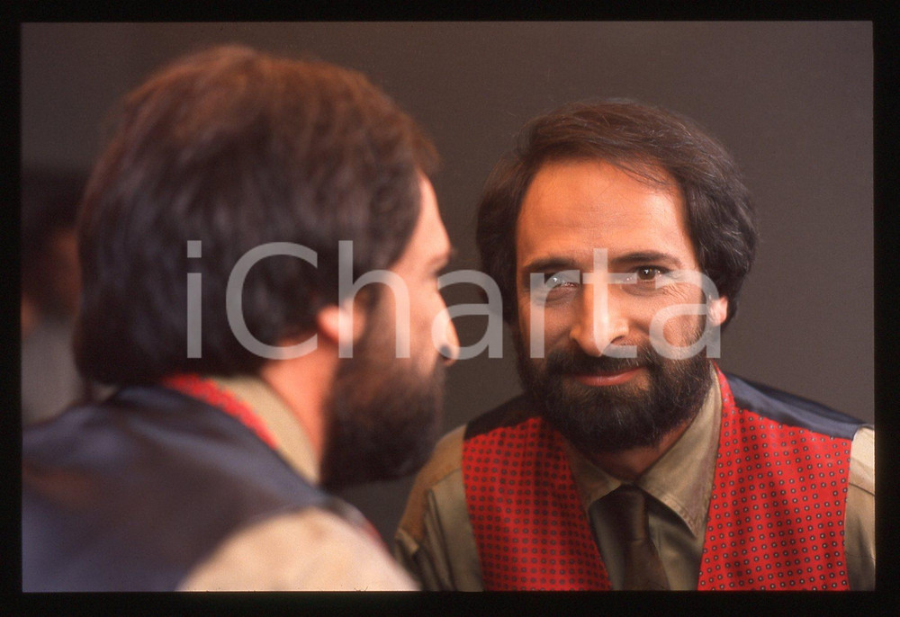 35mm vintage slide* 1990ca ITALIA CINEMA Andy LUOTTO Ritratto allo specchio