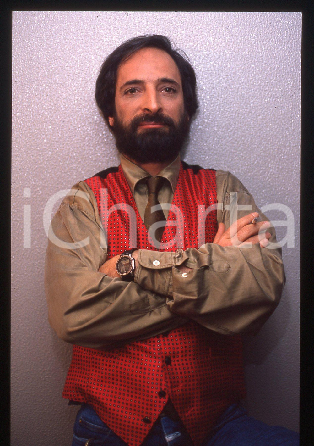 35mm vintage slide* 1990ca ITALIA CINEMA Andy LUOTTO Ritratto dell'attore