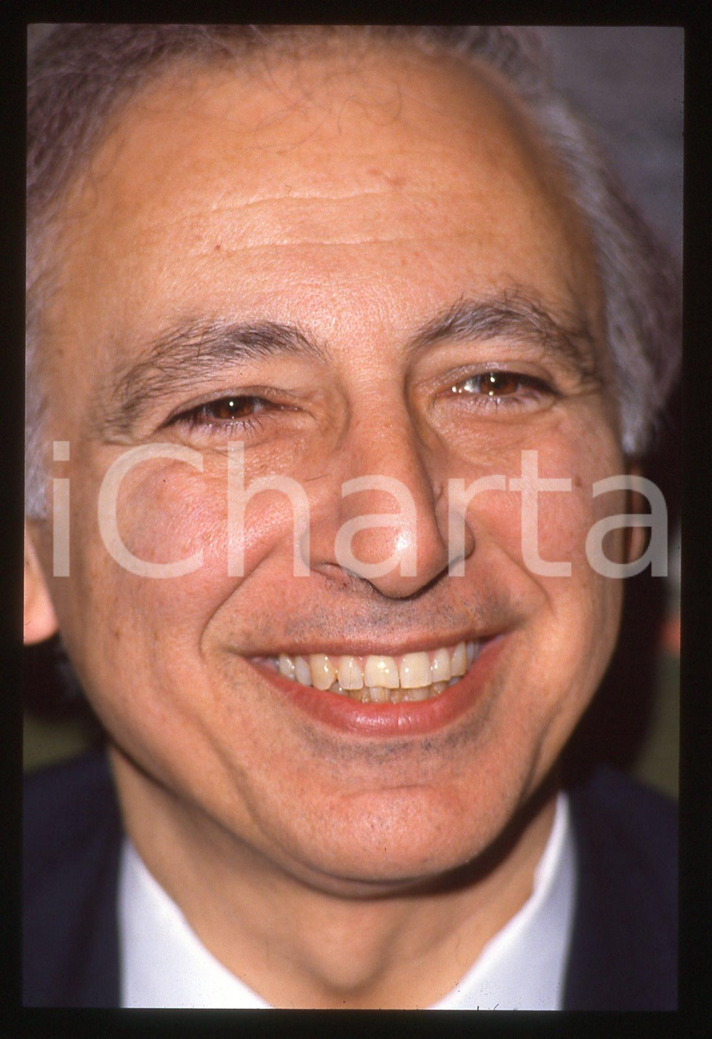 35mm vintage slide* 1990ca MILANO Robert GALLO Scopritore virus HIV Ritratto 13