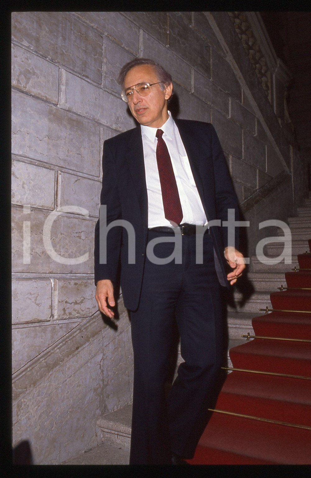 35mm vintage slide* 1990ca MILANO Robert GALLO Scopritore virus HIV Ritratto 15