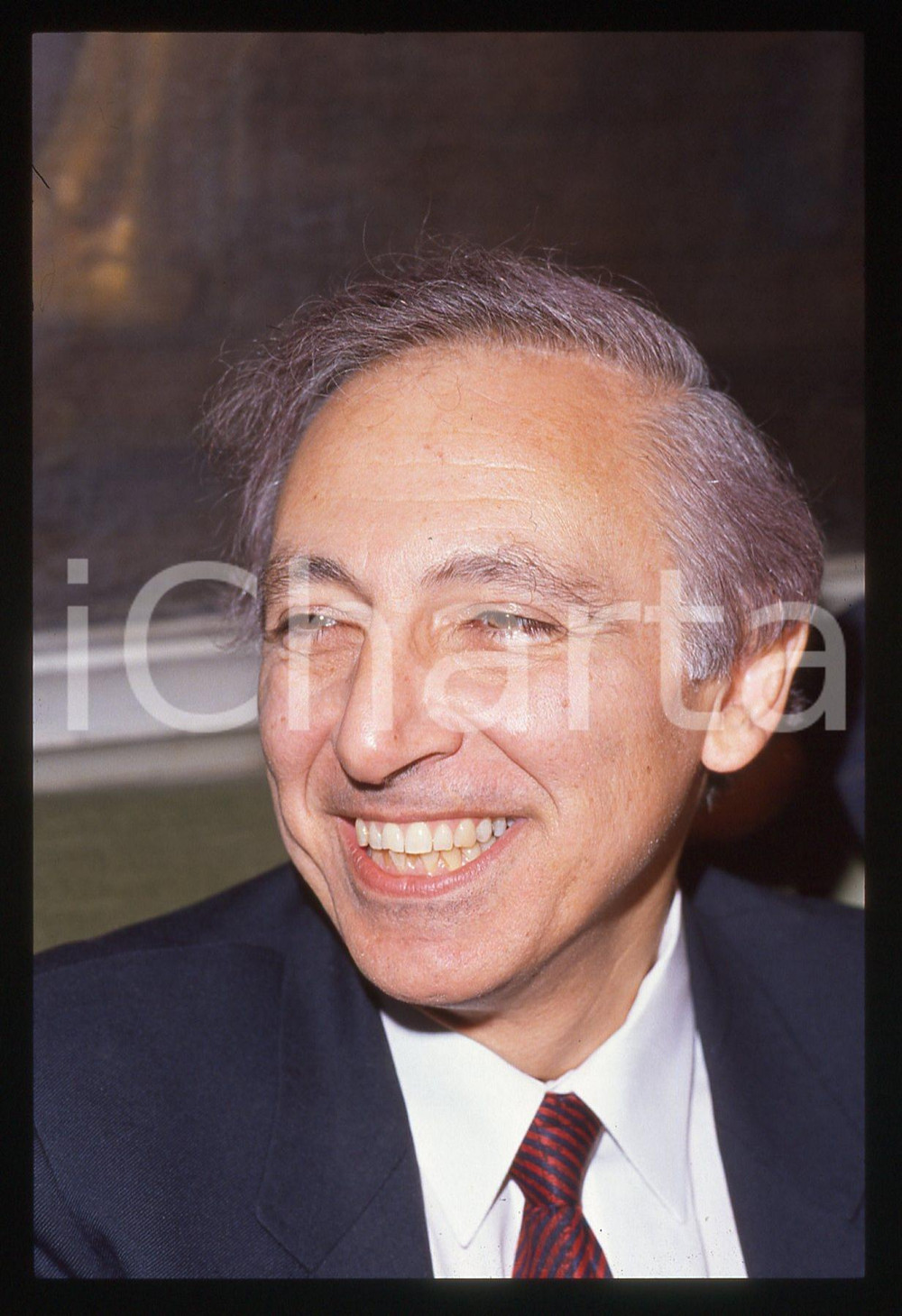 35mm vintage slide* 1990ca MILANO Robert GALLO Scopritore virus HIV Ritratto 17
