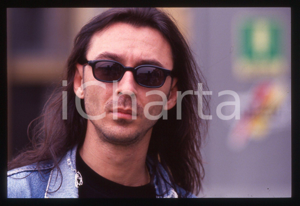 35mm vintage slide* 1998 MILANO MUSICA Dj ALBERTINO Ritratto del disc jockey *3