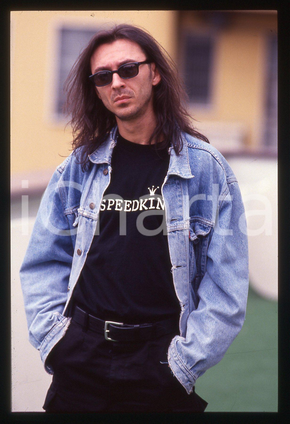 35mm vintage slide* 1998 MILANO MUSICA Dj ALBERTINO Ritratto del disc jockey *4