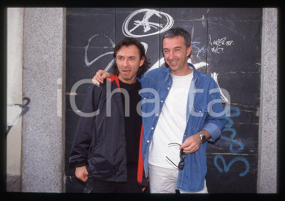 35mm vintage slide* 1990ca MILANO Dj ALBERTINO e LINUS Fratelli DI MOLFETTA (9)
