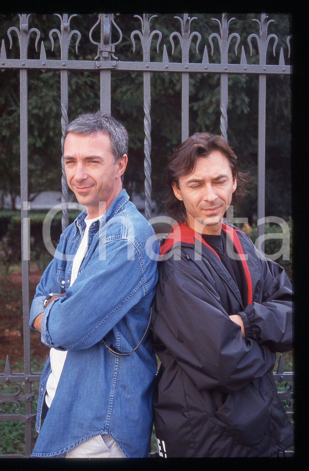 35mm vintage slide* 1990ca MILANO Dj ALBERTINO e LINUS Fratelli DI MOLFETTA (19)