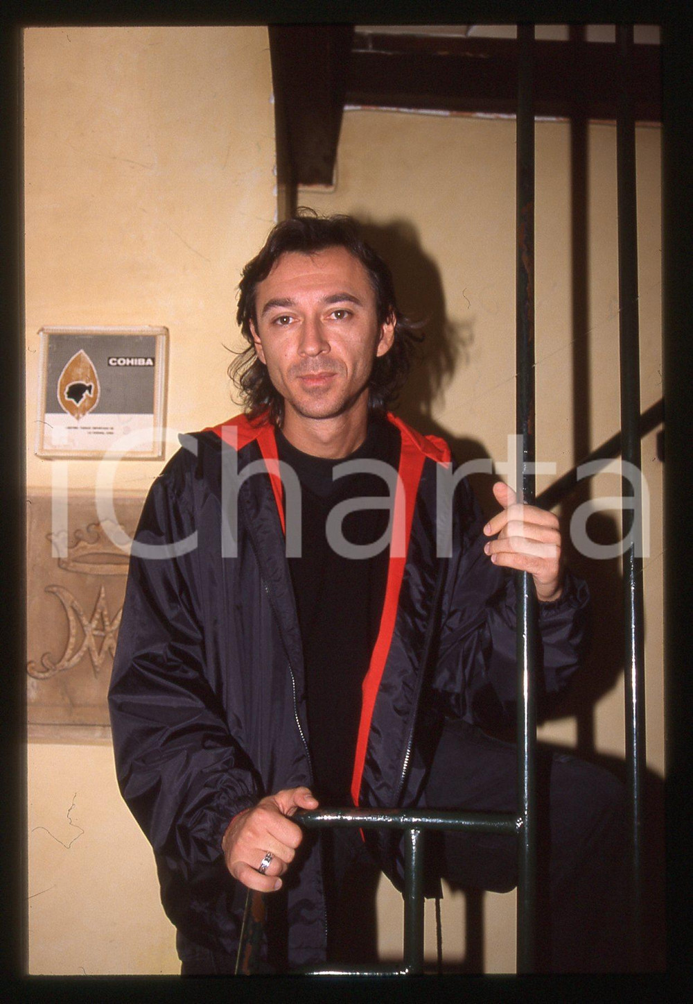 35mm vintage slide* 1990ca MILANO Dj ALBERTINO Alberto DI MOLFETTA Ritratto (3)