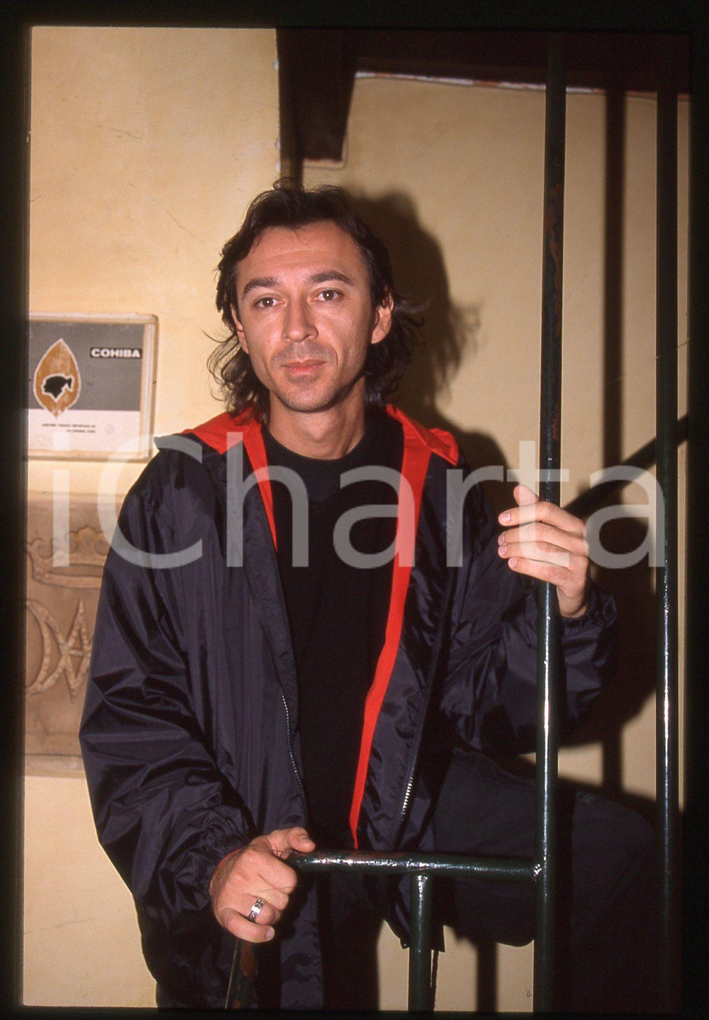 35mm vintage slide* 1990ca MILANO Dj ALBERTINO Alberto DI MOLFETTA Ritratto (4)