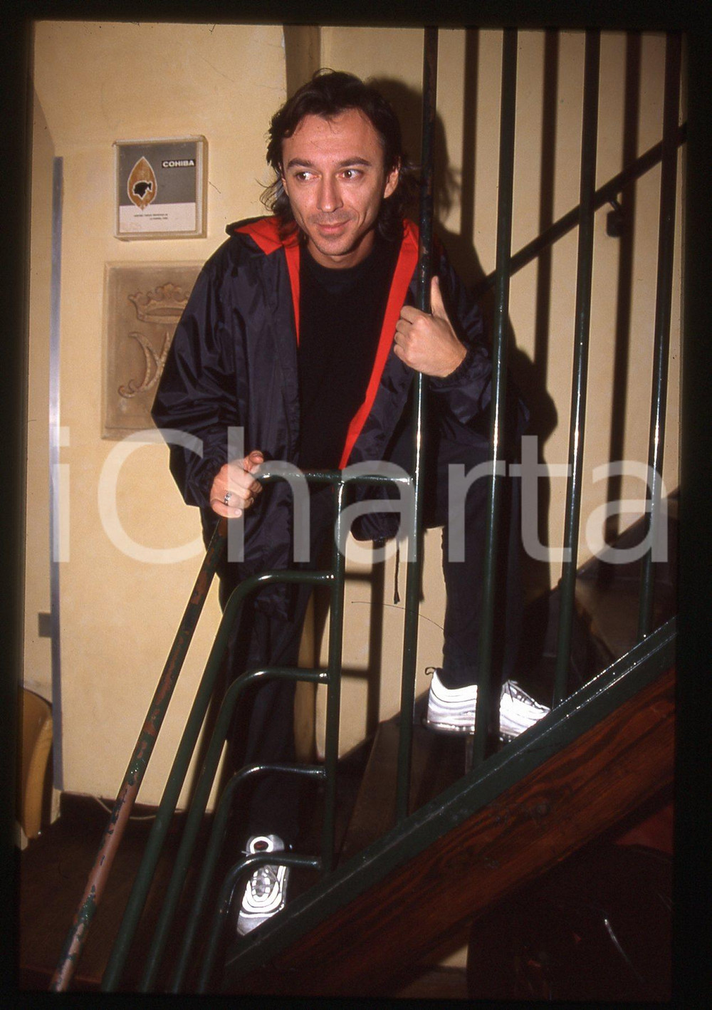35mm vintage slide* 1990ca MILANO Dj ALBERTINO Alberto DI MOLFETTA Ritratto (6)