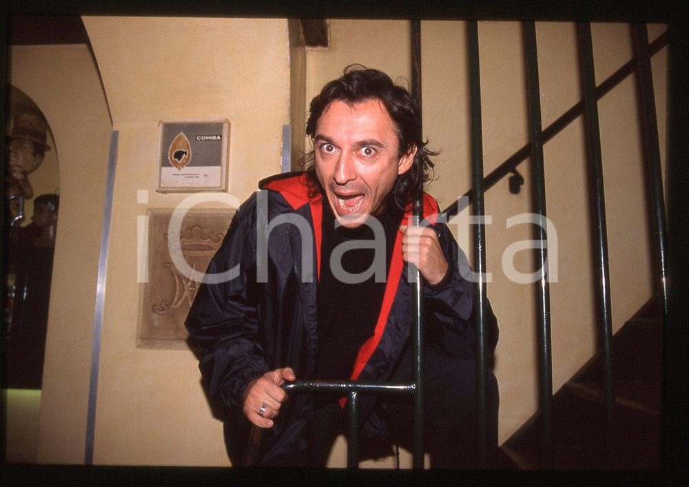 35mm vintage slide* 1990ca MILANO Dj ALBERTINO Alberto DI MOLFETTA Ritratto (7)