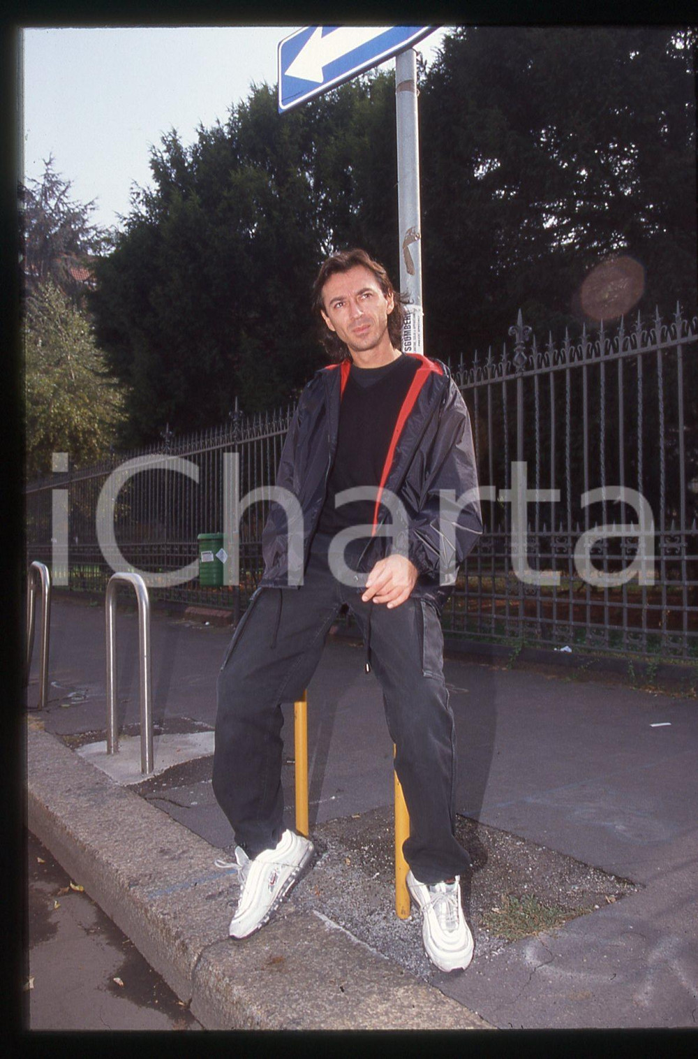 35mm vintage slide* 1990ca MILANO Dj ALBERTINO Alberto DI MOLFETTA Ritratto (16)