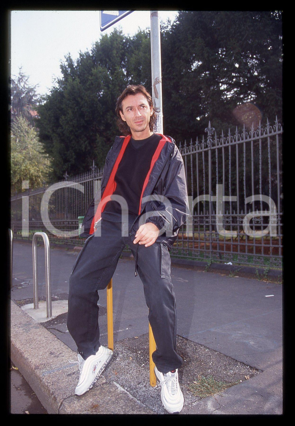 35mm vintage slide* 1990ca MILANO Dj ALBERTINO Alberto DI MOLFETTA Ritratto (20)