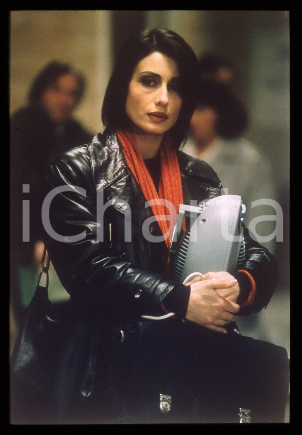 35mm vintage slide*1997 RAI 1 Claudia KOLL protagonista di LINDA E IL BRIGADIERE