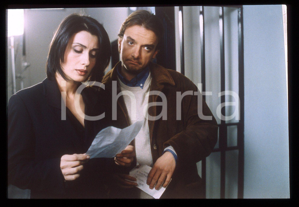 35mm vintage slide* 1997 LINDA E IL BRIGADIERE Claudia KOLL e Gianluca GUIDI 