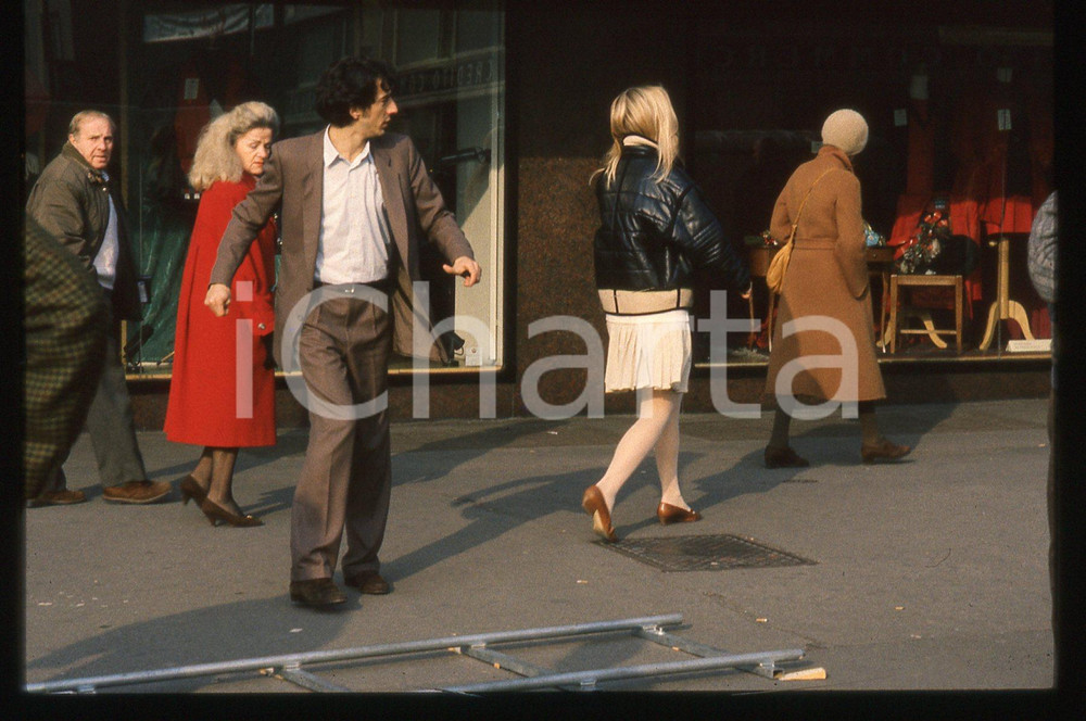 35mm vintage slide* 1992 MILANO Sergio RUBINI Nastassja KINKSI Set "LA BIONDA" 