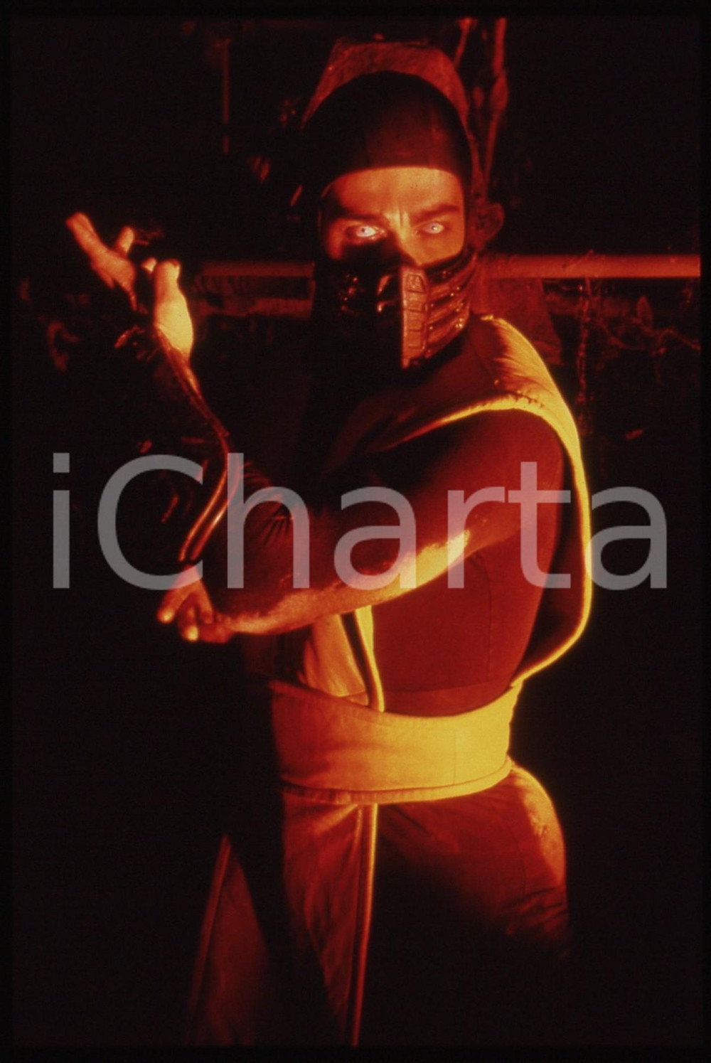 35mm vintage slide* 1995 MORTAL KOMBAT Chris CASAMASSA in una scena del film